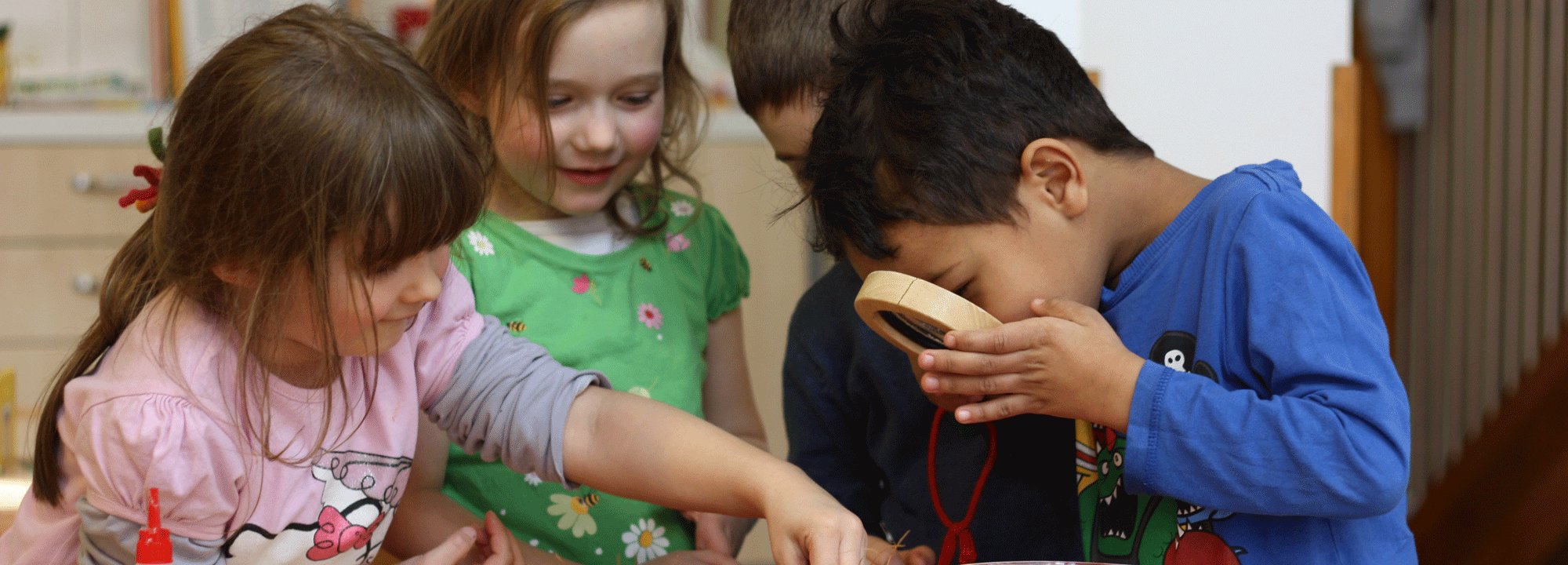 Kinder in einer Betreuungseinrichtung des Studierendenwerk 